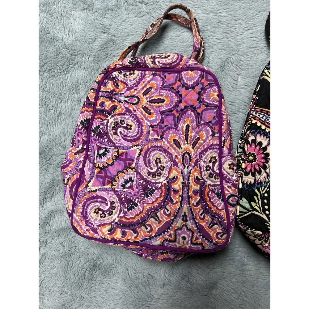 Vera Bradley Lunch Bags Lot Of‎ 2 Multicolor School Work